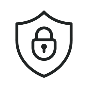 Privacy policy icon – secure data protection symbol